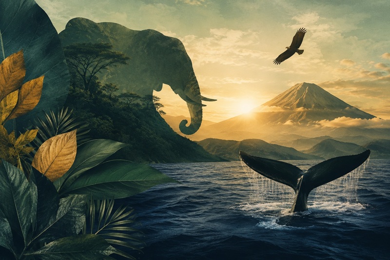 Editorial image representing animals and nature