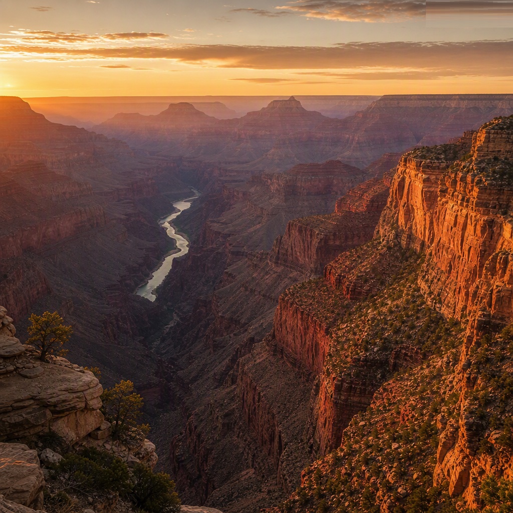 Grand Canyon at sunrise