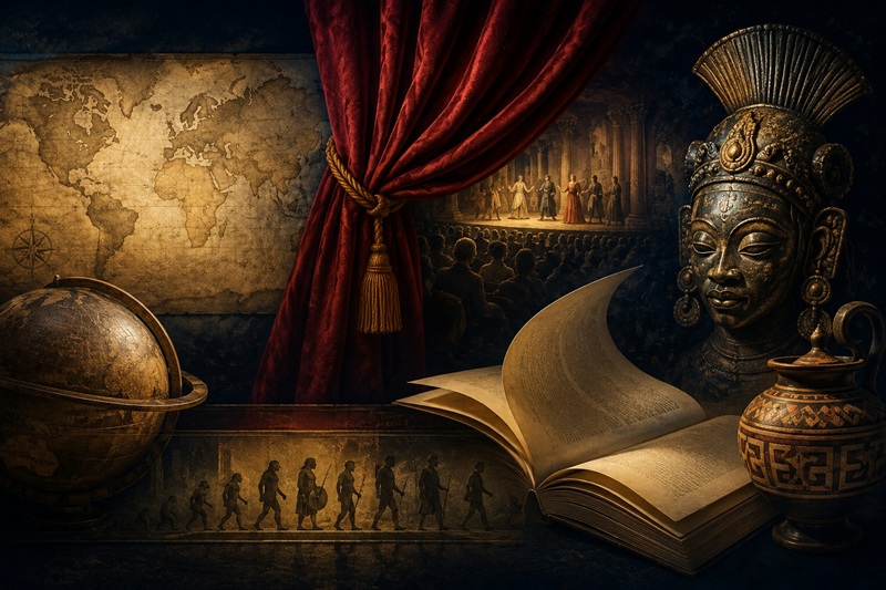 Editorial image representing history and culture