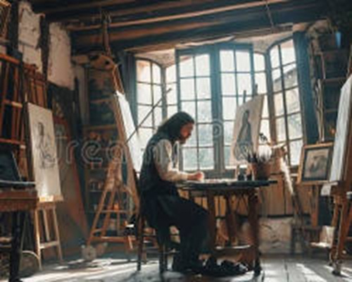 Portrait of Leonardo da Vinci