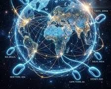 World Wide Web network illustration